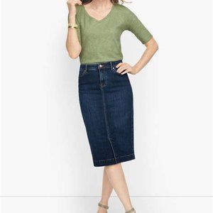 Talbot's Petite Jean Skirt